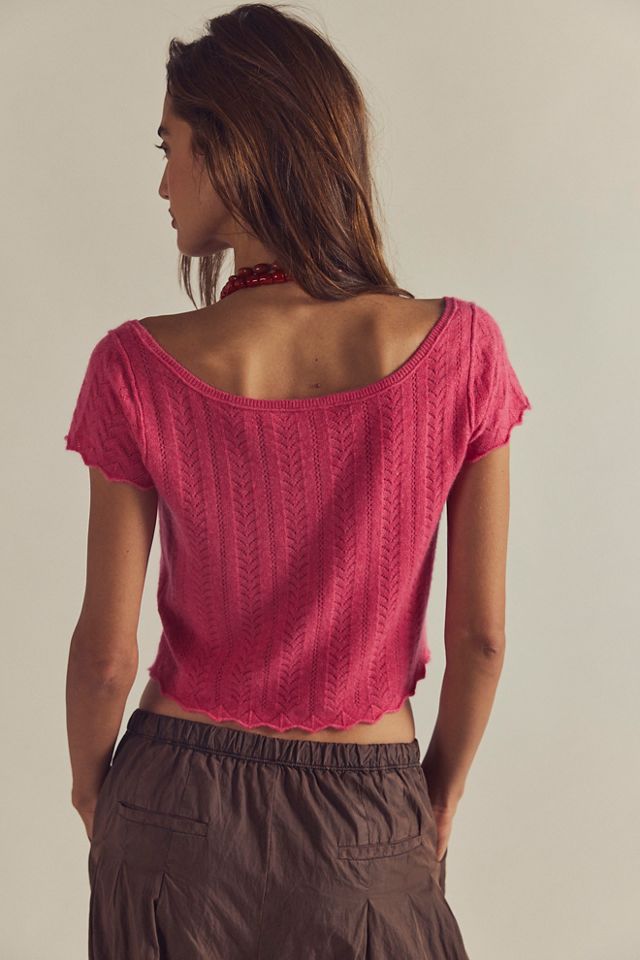 Hera Cashmere Pointelle Sweater #1