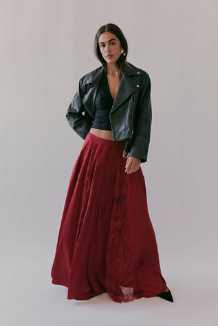 Nigel Preston Manor Skirt at Free People in Tomato Red, Size: Small