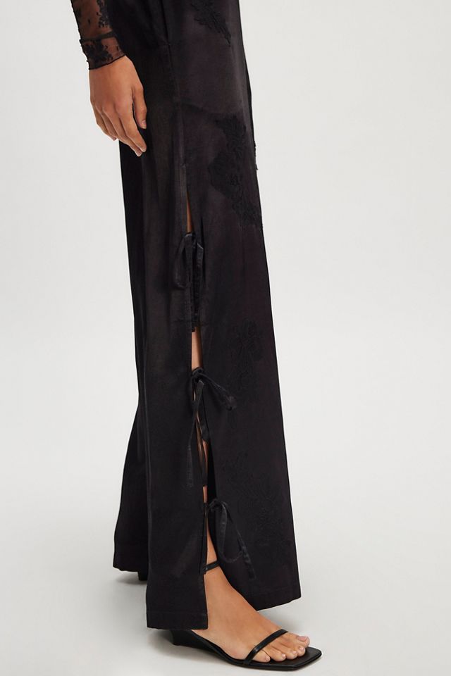 Pantalon en satin à lacets latéraux Nigel Preston #2