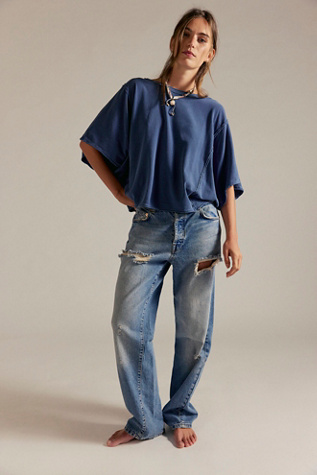 T-shirt Next Level We The Free en Real Teal, pour femme taille: XL chez Free People