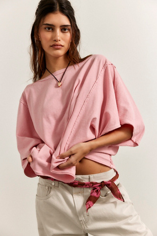 We The Free Next Level Tee at Free People in Rose Oil, Size: XS