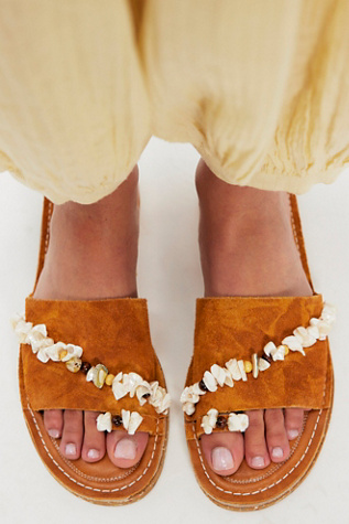 free-est Treasures Toe Ring Sandals at Free People in Tan, Size: US 10