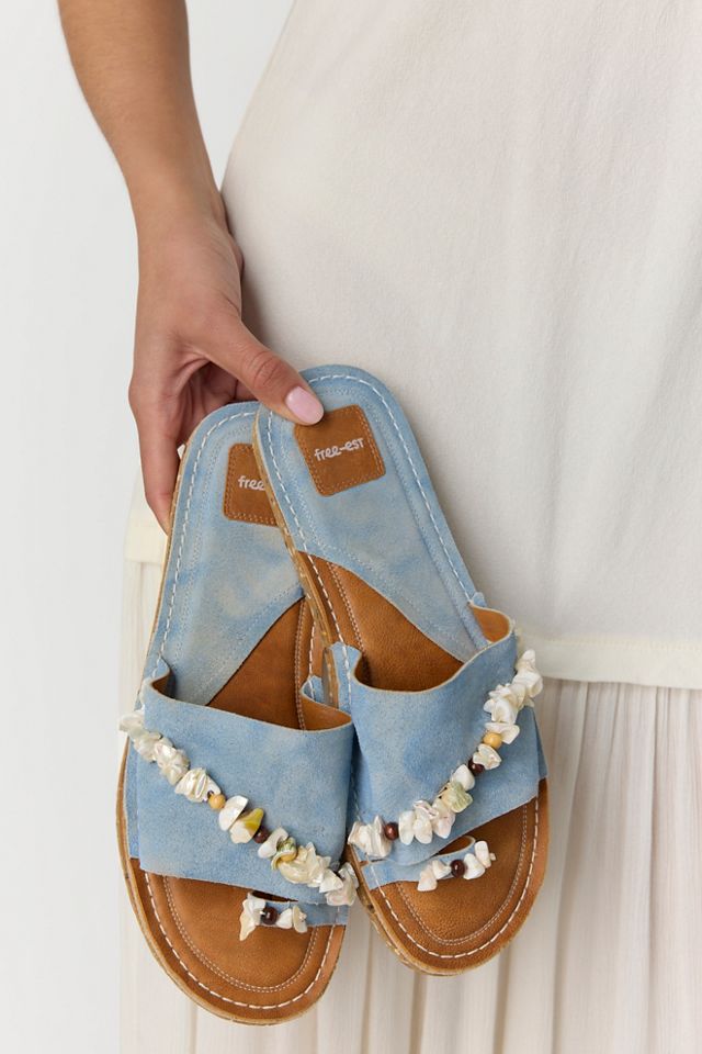 free-est Treasures Toe Ring Sandals #6