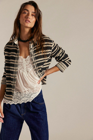 We The Free Kai Cardi at Free People in Black, Size: L