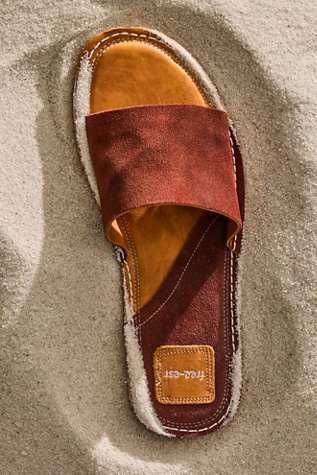 free-est Sunrise Slide Sandals at Free People in Red, Size: US 9