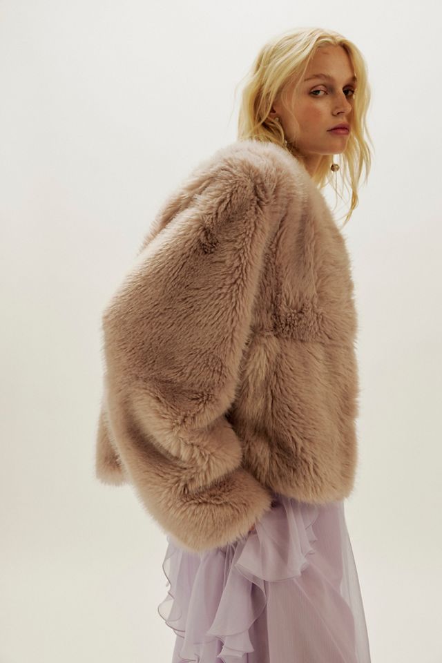 Stand Studio Halle Faux Fur Jacket #2