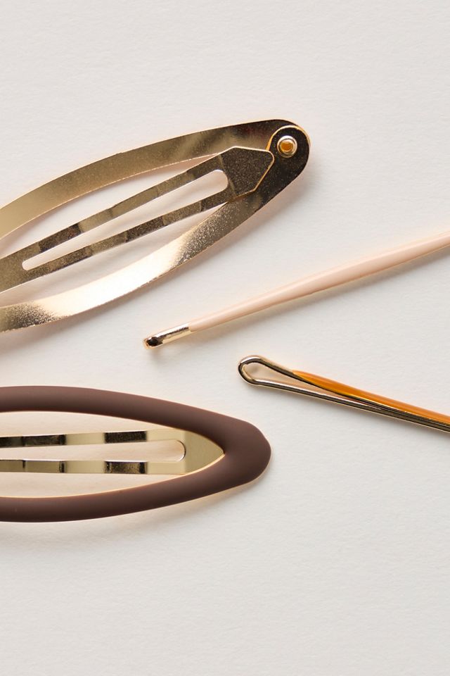 Kitsch Metal Enamel Clip & Bobby Pins Set #1