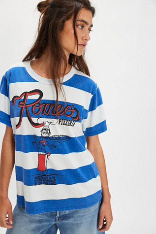 Tee-shirt Amsterdam Slice Original Retro Brand en Combinaison Bleue, pour femme taille: XL chez Free People
