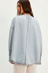 We The Free Denim Dreaming Railroad Stripe Pullover