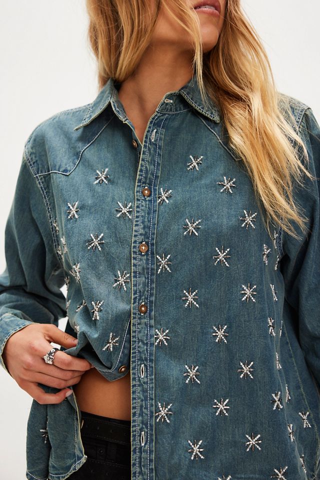 Chemise en denim Denim and Bone Starstitch #3