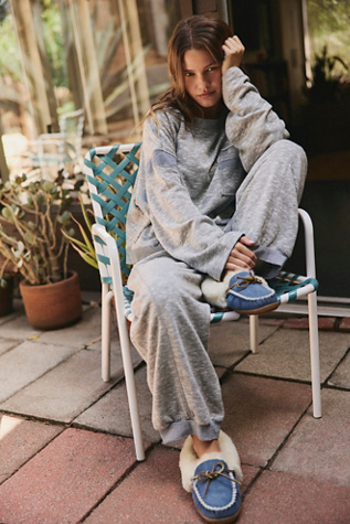 L.L.Bean Wicked Good Moccasins at Free People in Blue, Size: US 8