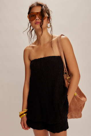 Evelyn Romper by free-est at Free People in Black, Size: L