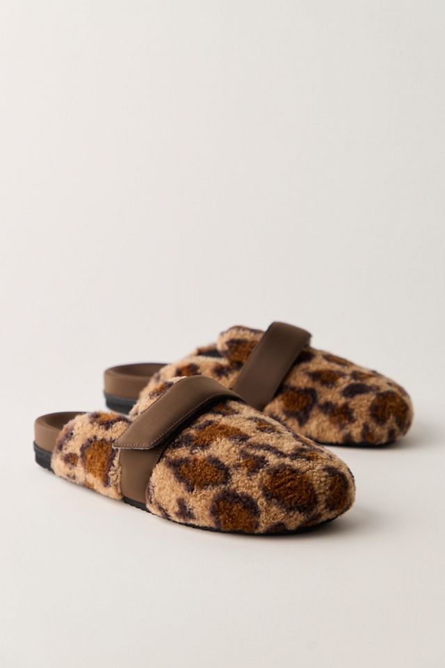 ROAM Fuzzy Leo Loafer Slippers #1