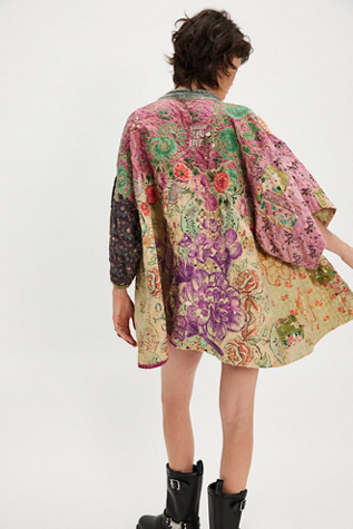 Magnolia Pearl Crop Dashi Kimono