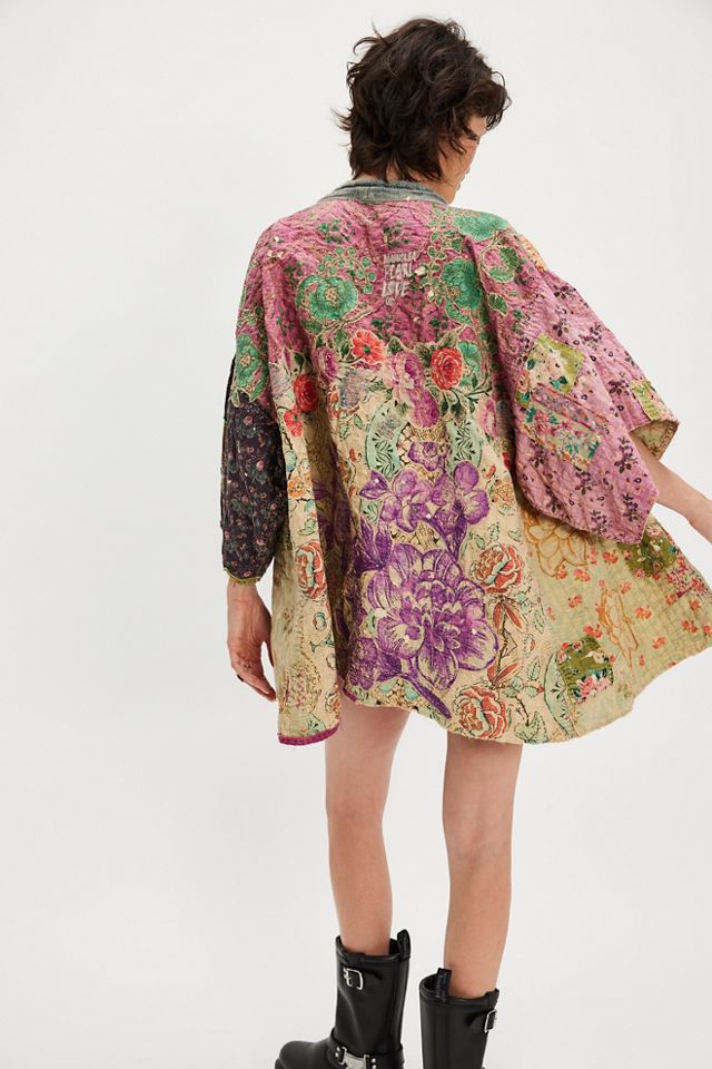 Magnolia Pearl Crop Dashi Kimono #1