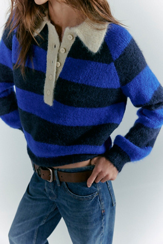 The Tiny Big Sister Frank Striped Polo