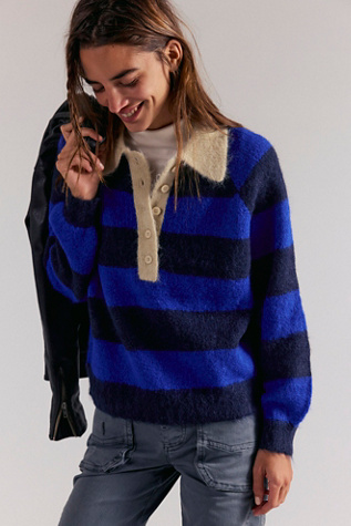 The Tiny Big Sister Frank Striped Polo