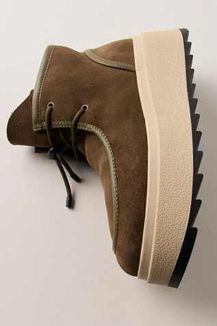 Moca Platform Boots by Ash at Free People in Brown, Size: EU 37