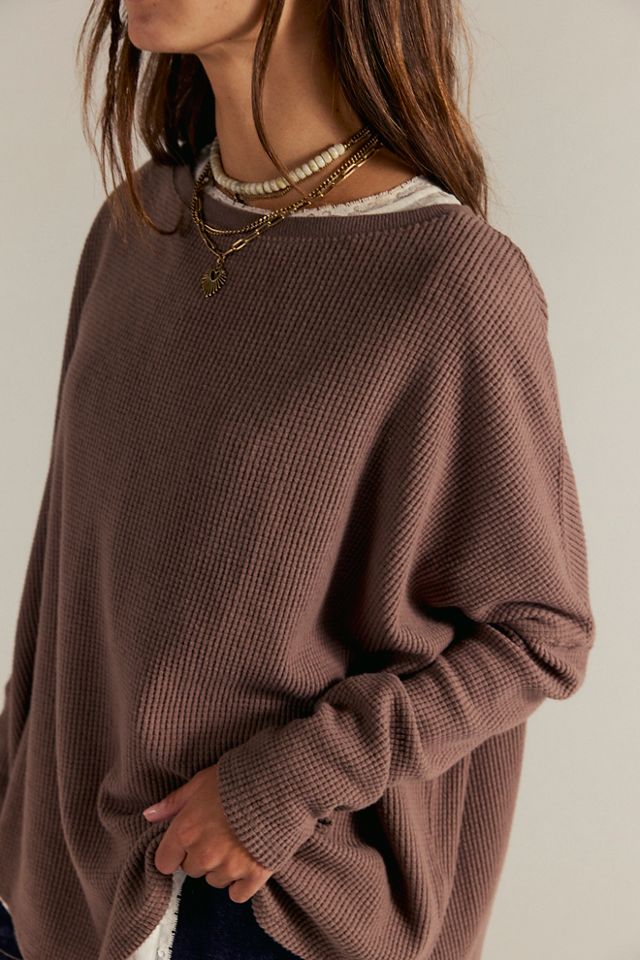 We The Free Latte Blues Solid Thermal #2