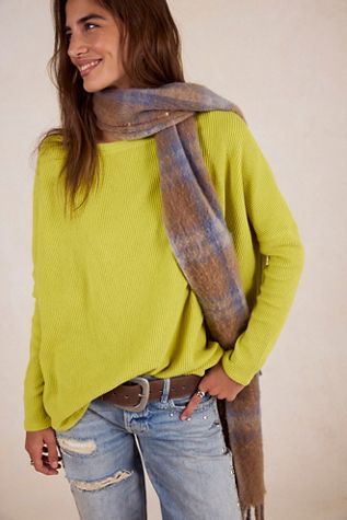 Henley thermique brodé Free People Fair Isle neuf avec étiquette vente