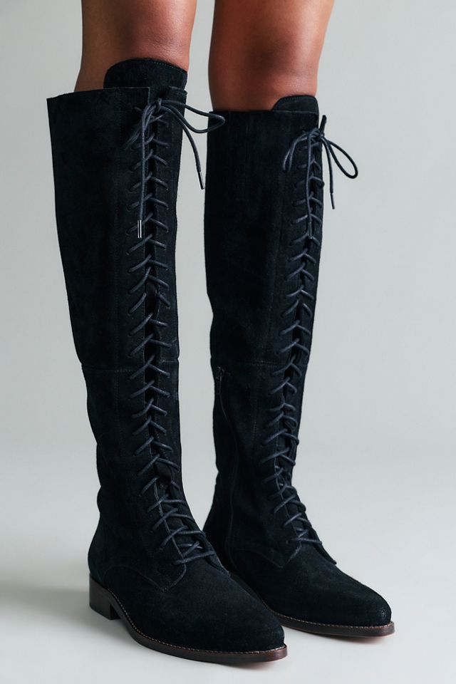 Davey Over-The-Knee Lace-Up Boots #1