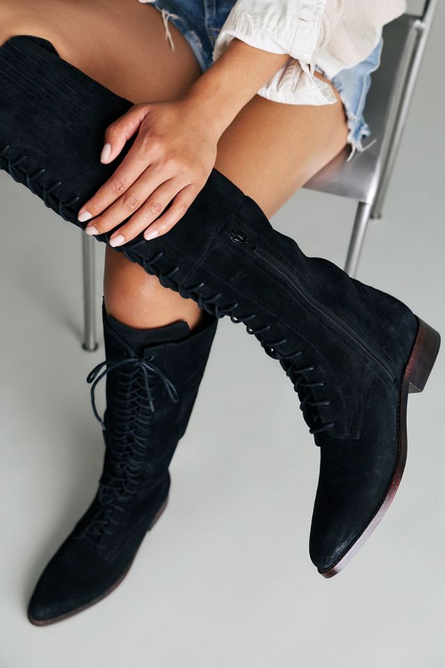 Davey Over-The-Knee Lace-Up Boots #2