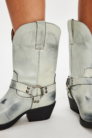 Dingo Ride Away Western Boots by Dingo 1969 at Free People in White, Size: US 7.5