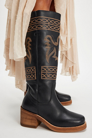 Avalon Equestrian Boots by Dingo 1969 at Free People in Black, Size: US 7
