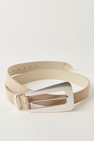 Patcha Leather Belt by Free People in Tan, Size: S/M