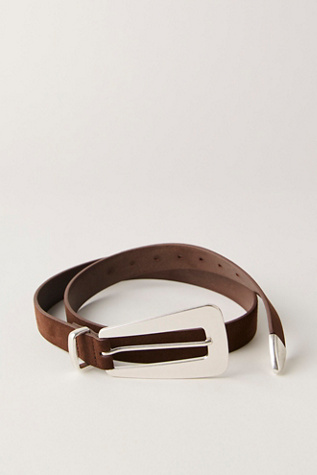 Patcha Suede Belt at Free People in Coconut Shell, Size: XS/S