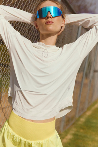Modern Jersey Hoodie by FP Movement at Free People, White, S
