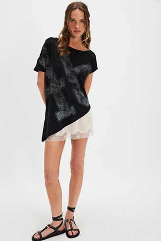 Sideline Tee by Free People in Black, Size: XL