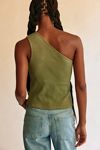 Forest Fawn One-Shoulder Tank
