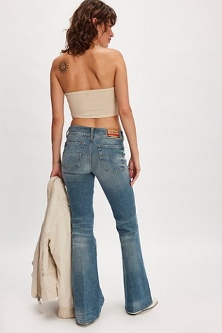 Diesel D-Hush Low-Rise Flare Jeans - thumbnail 10