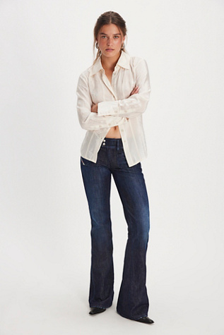 Diesel D-Hush Low-Rise Flare Jeans