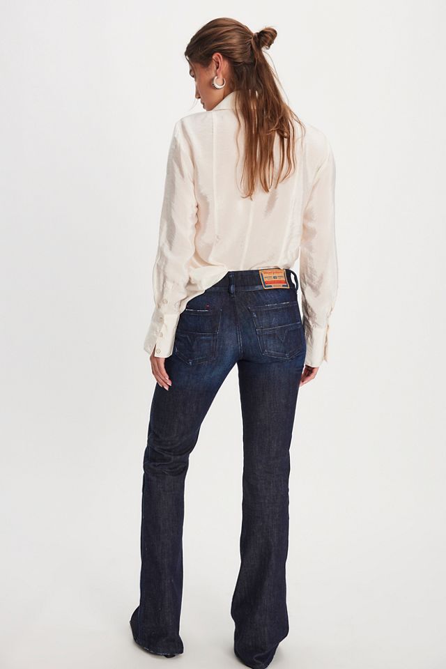 Diesel D-Hush Low-Rise Flare Jeans #1