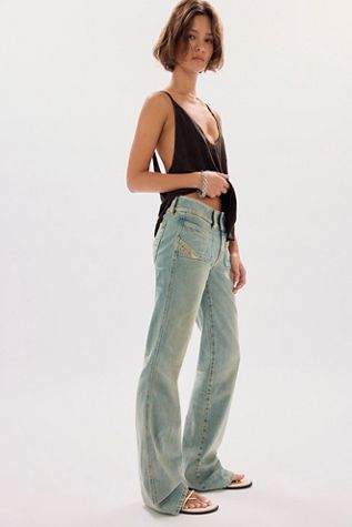 Diesel Jeans Évasés Taille Basse D-Hush
