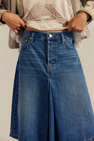 We The Free Jupe Midi en Denim Daisy Mae en Tout Mon Amour, pour femme taille: 27 chez Free People