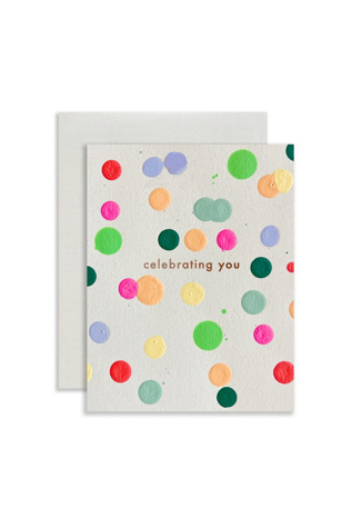 Moglea Celebrating Dot Card
