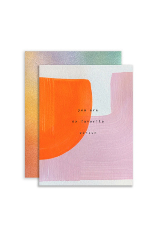 Moglea Favorite Person Card at Free People in Orange