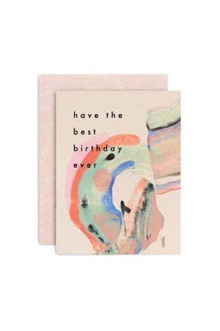 Moglea Candy Birthday Card