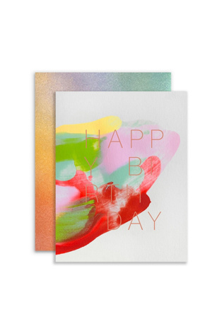 Moglea Hale Birthday Card at Free People in Orange