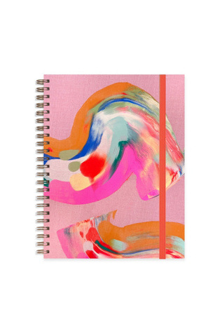 Molgea Medium A5 Notebook by Moglea at Free People in Pink