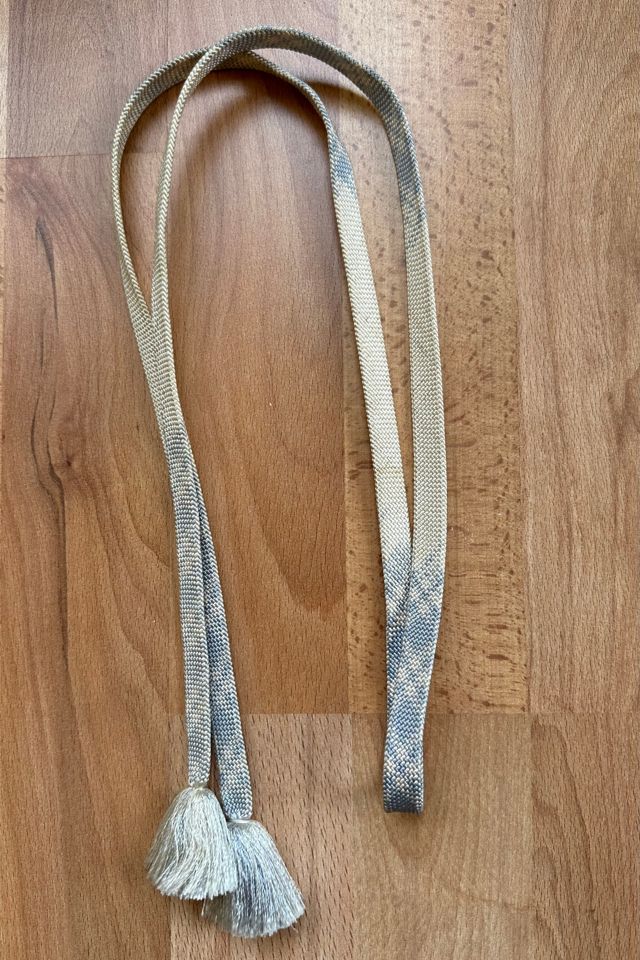 Sky Blue and White Woven Braided Belt Selected by Picky Jane #2