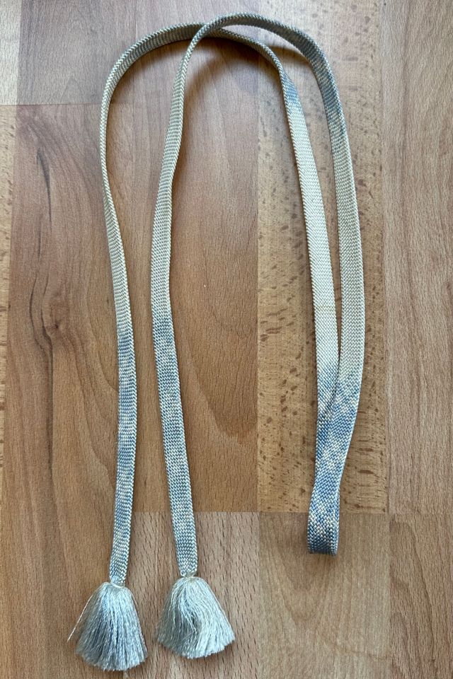 Sky Blue and White Woven Braided Belt Selected by Picky Jane #3