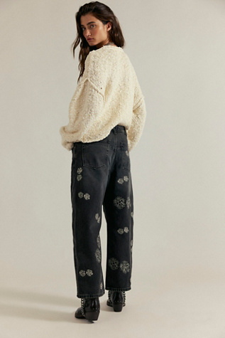 Tricia Fix Deep Trance Boyfriend Embroidered Jeans - thumbnail 3