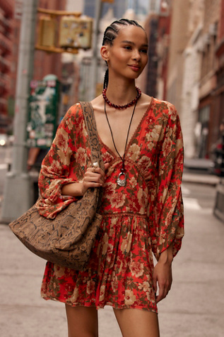 Sweet Dreams Printed Mini Dress