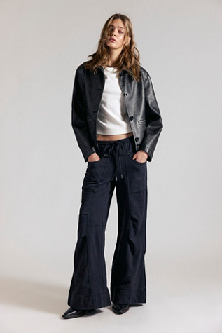 We The Free Sky Riser Knit Wide Leg Pants