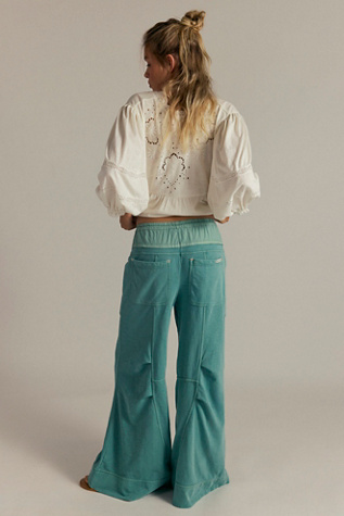 We The Free Sky Riser Knit Wide-Leg Pants