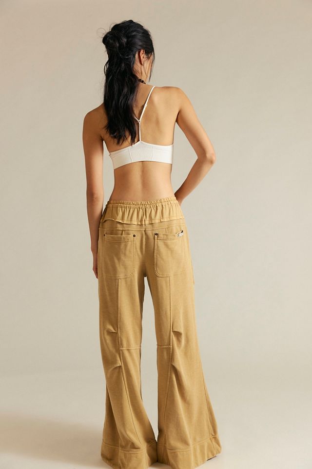 We The Free Sky Riser Knit Wide-Leg Pants